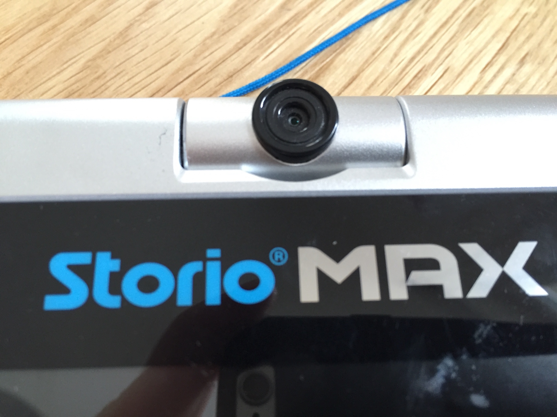 Storio - etui support bleu pour tablette storio max 5, jeux educatifs